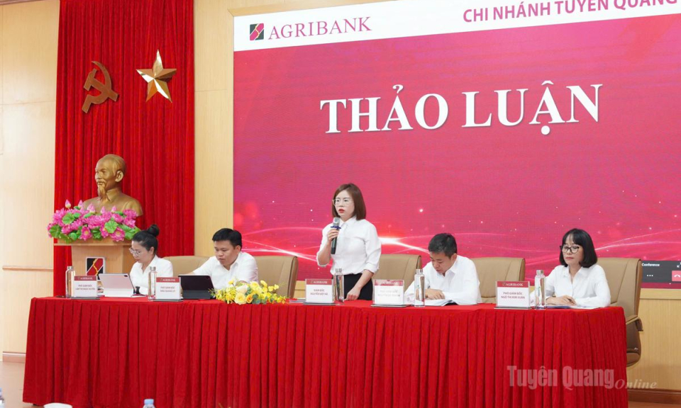 Agribank Chi nh&aacute;nh Tuy&ecirc;n Quang triển khai nhiệm vụ 6 th&aacute;ng cuối năm