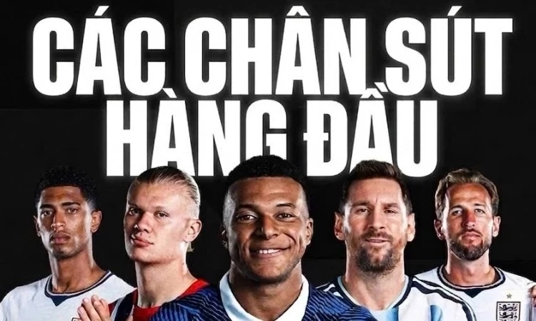 [Infographic] Cuộc đua Vua ph&aacute; lưới World Cup 2026: Mbappe v&agrave; Messi dẫn đầu, Bellingham vượt l&ecirc;n