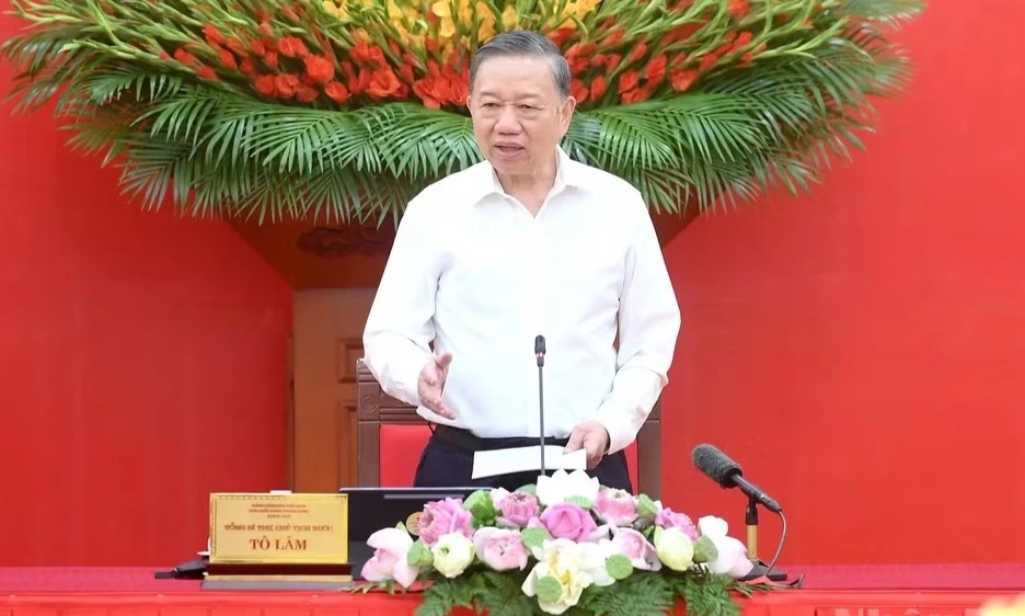 Kết luận của Tổng B&iacute; thư, Chủ tịch nước T&ocirc; L&acirc;m tại Phi&ecirc;n họp chuy&ecirc;n đề về chuyển đổi số trong hệ thống ch&iacute;nh trị