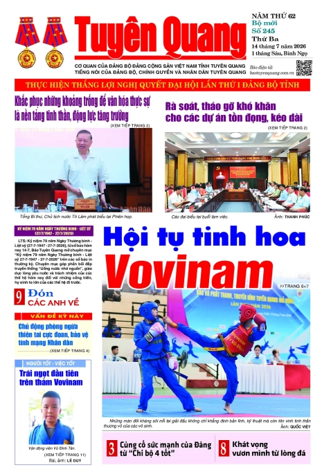 B&aacute;o Tuy&ecirc;n Quang số 245