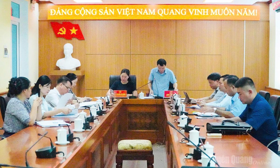 Cụm thi đua số 1 sơ kết c&ocirc;ng t&aacute;c Mặt trận 6 th&aacute;ng đầu năm 2026