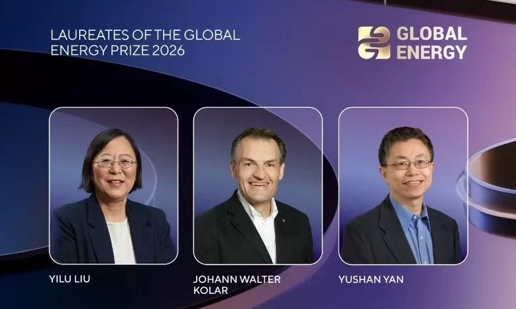 C&ocirc;ng bố chủ nh&acirc;n Giải thưởng Năng lượng to&agrave;n cầu 2026
