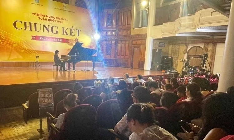 Hơn 1.200 th&iacute; sinh tranh t&agrave;i tại Chung kết khu vực miền bắc Yoshine Music Festival to&agrave;n quốc 2026