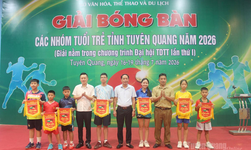 Khai mạc Giải b&oacute;ng b&agrave;n c&aacute;c nh&oacute;m tuổi trẻ năm 2026