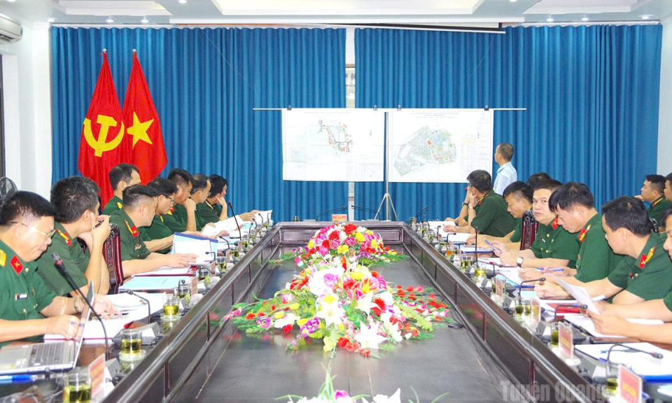 Th&ocirc;ng qua quy hoạch x&acirc;y dựng doanh trại Bộ CHQS tỉnh