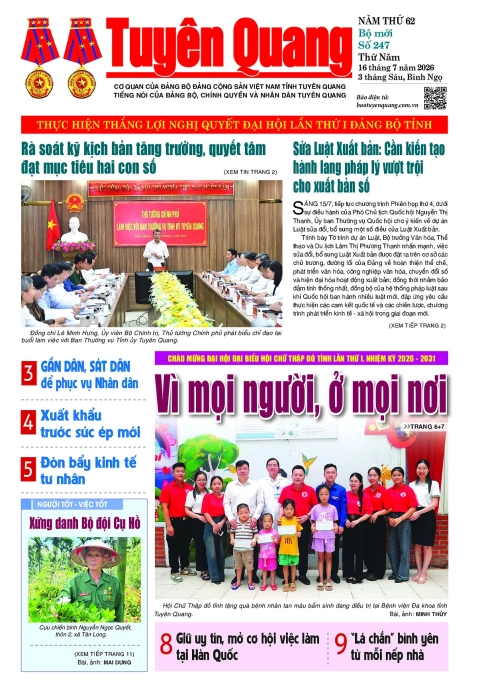 B&aacute;o Tuy&ecirc;n Quang số 247