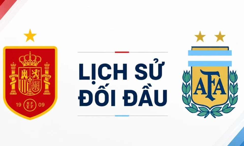 [Infographic] Lịch sử đối đầu T&acirc;y Ban Nha-Argentina: C&acirc;n bằng tuyệt đối