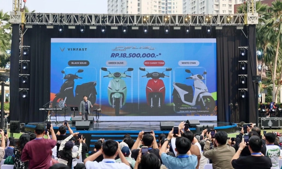 VinFast th&uacute;c đẩy kinh doanh xe m&aacute;y điện tại Indonesia