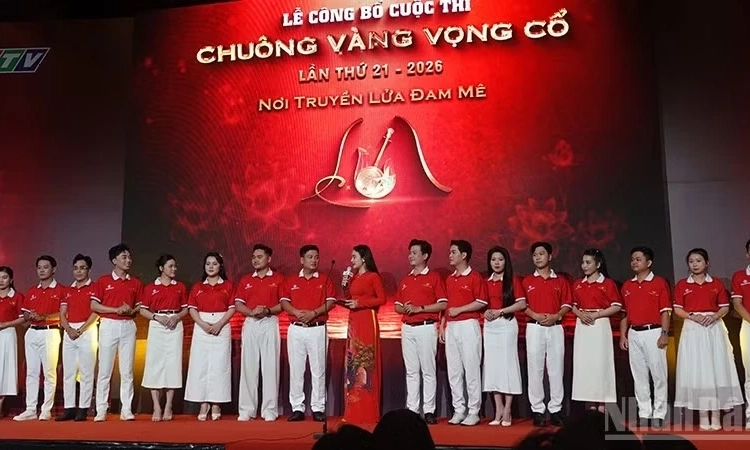 C&ocirc;ng bố cuộc thi Chu&ocirc;ng v&agrave;ng vọng cổ 2026