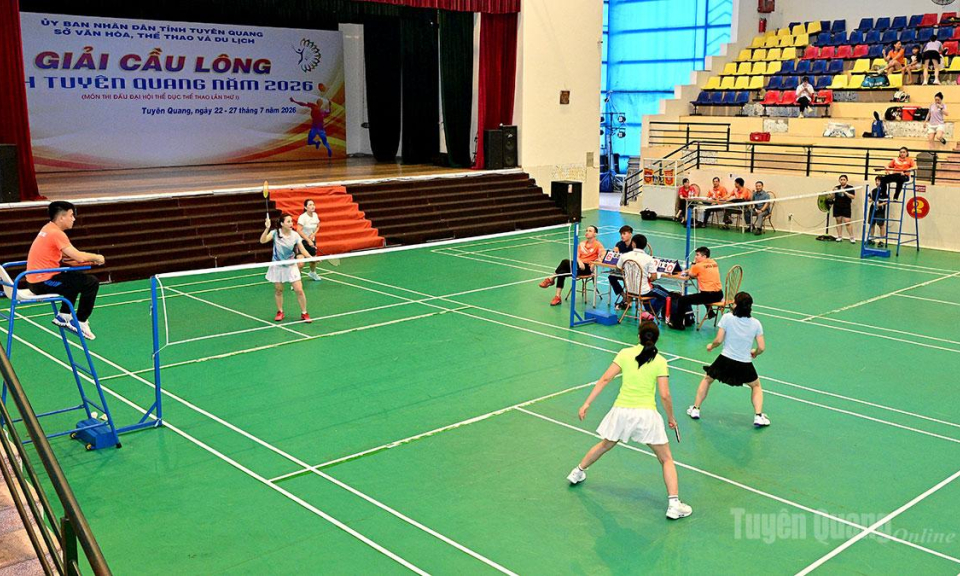 &nbsp;Khai mạc Giải Cầu l&ocirc;ng tỉnh Tuy&ecirc;n Quang năm 2026