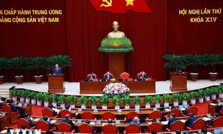 Th&ocirc;ng c&aacute;o b&aacute;o ch&iacute; về ng&agrave;y l&agrave;m việc thứ ba Hội nghị lần thứ ba Ban Chấp h&agrave;nh Trung ương Đảng kh&oacute;a XIV