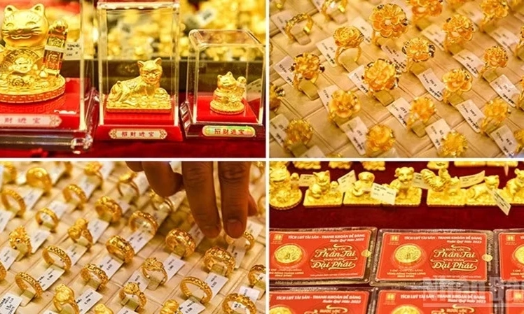 Gi&aacute; v&agrave;ng ng&agrave;y 23/7: V&agrave;ng nhẫn, v&agrave;ng miếng bốc hơi 7 triệu đồng/lượng