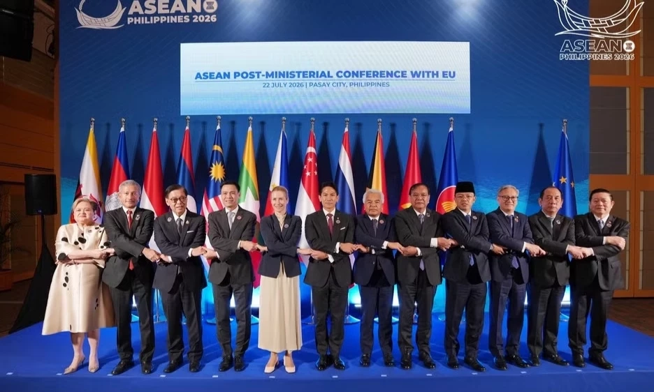 Đo&agrave;n Việt Nam tham dự Hội nghị Bộ trưởng Ngoại giao ASEAN-Li&ecirc;n minh ch&acirc;u &Acirc;u