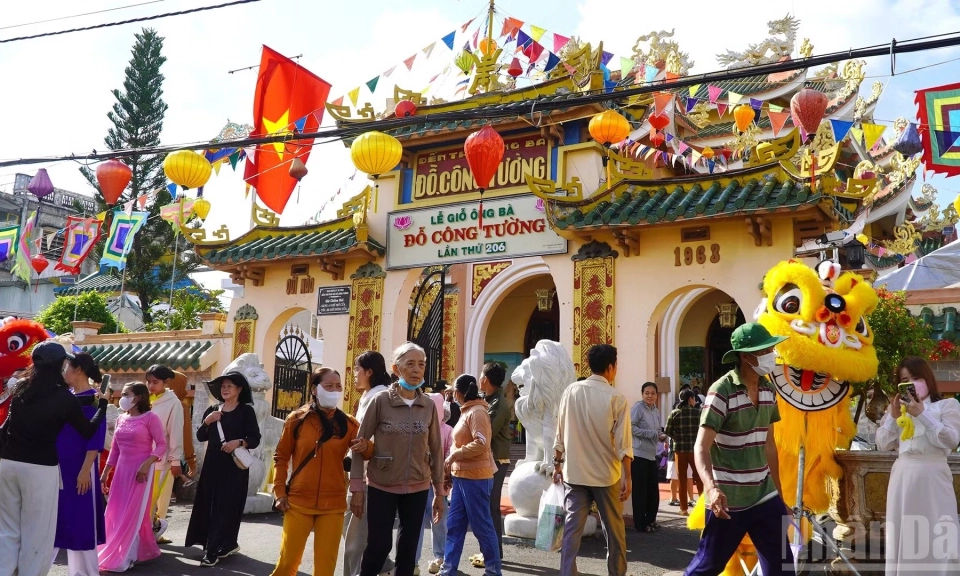 Đồng Th&aacute;p: Lễ giỗ &ocirc;ng, b&agrave; Đỗ C&ocirc;ng Tường - Giữ g&igrave;n gi&aacute; trị văn h&oacute;a, kết nối cộng đồng