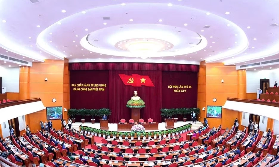 Ng&agrave;y l&agrave;m việc thứ năm v&agrave; bế mạc Hội nghị lần thứ ba Ban Chấp h&agrave;nh Trung ương Đảng kh&oacute;a XIV