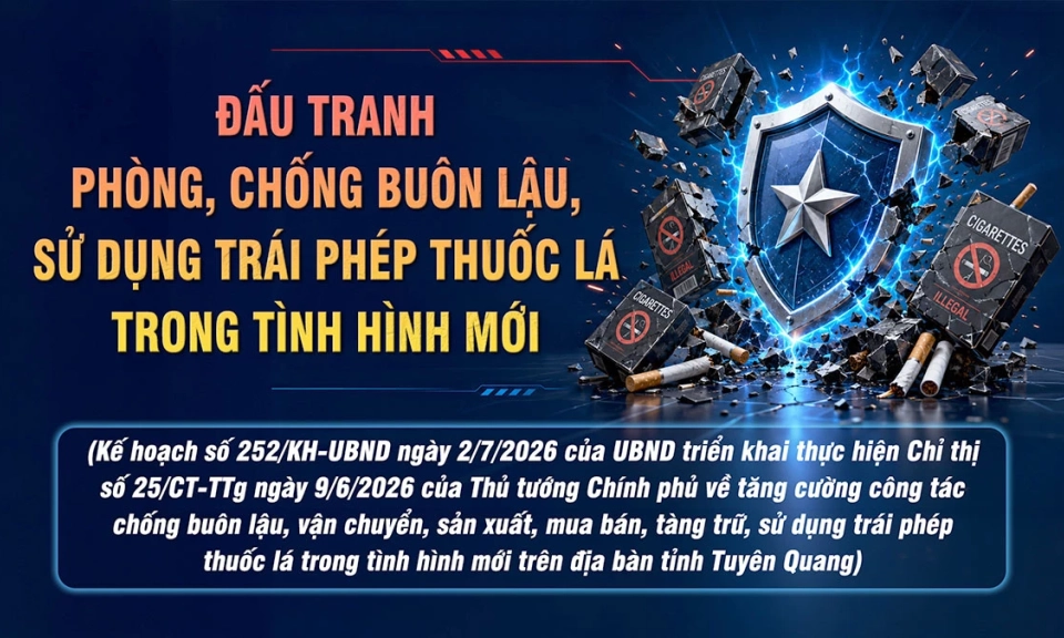 Đấu tranh ph&ograve;ng, chống bu&ocirc;n lậu, sử dụng tr&aacute;i ph&eacute;p thuốc l&aacute; trong t&igrave;nh h&igrave;nh mới