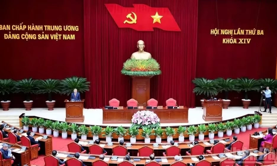 Nghị quyết Hội nghị lần thứ ba Ban Chấp h&agrave;nh Trung ương Đảng kho&aacute; XIV