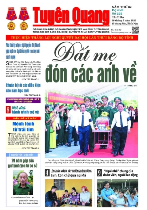 B&aacute;o Tuy&ecirc;n Quang số 255