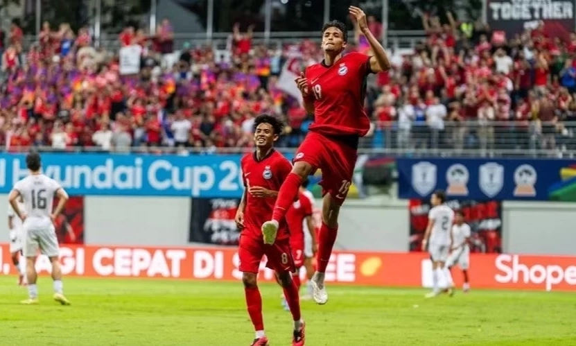 ASEAN Cup 2026: Singapore thắng Timor-Leste để tạm l&ecirc;n ng&ocirc;i đầu bảng A