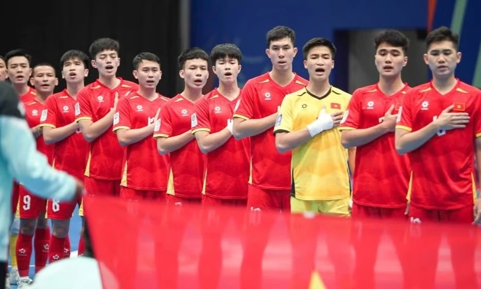 Tuyển futsal Việt Nam hội qu&acirc;n chuẩn bị cho Giải giao hữu v&ocirc; địch ch&acirc;u lục