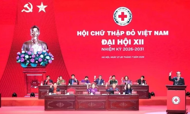 Đại hội đại biểu to&agrave;n quốc Hội Chữ thập đỏ Việt Nam lần thứ XII bước v&agrave;o phi&ecirc;n l&agrave;m việc thứ nhất