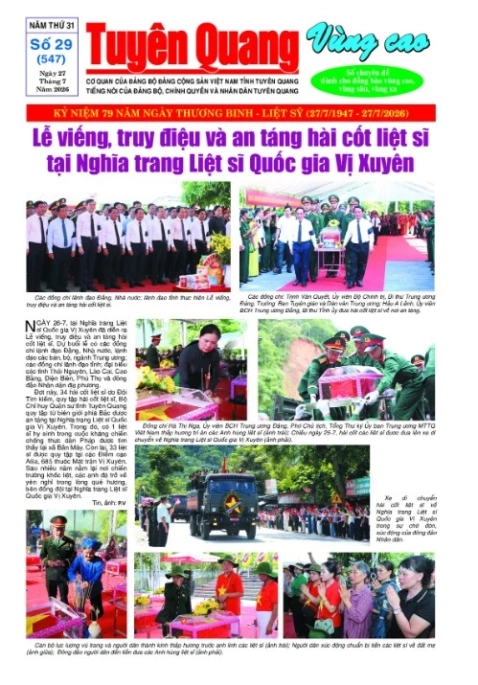 B&aacute;o Tuy&ecirc;n Quang v&ugrave;ng cao số 547