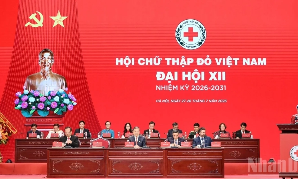 [Ảnh] Khai mạc trọng thể Đại hội đại biểu to&agrave;n quốc Hội Chữ thập Đỏ Việt Nam lần thứ XII