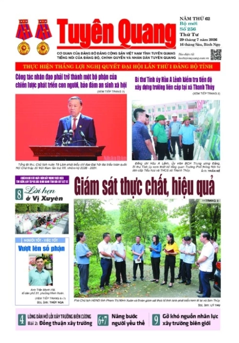 B&aacute;o Tuy&ecirc;n Quang số 256