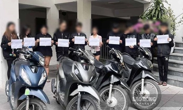Xử l&yacute; nghi&ecirc;m đăng tải, chia sẻ tr&ecirc;n TikTok, Facebook về đua xe tr&aacute;i ph&eacute;p, t&agrave;ng trữ vũ kh&iacute;