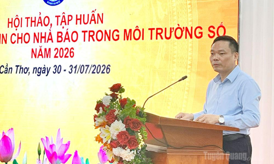 Tập huấn an to&agrave;n th&ocirc;ng tin b&aacute;o ch&iacute; trong m&ocirc;i trường số