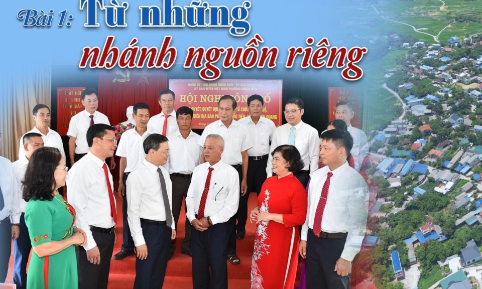 B&agrave;i 1: Từ những nh&aacute;nh nguồn ri&ecirc;ng