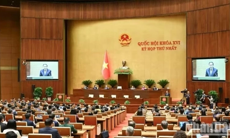 Kỳ họp kh&ocirc;ng thường lệ thứ nhất, Quốc hội kh&oacute;a XVI khai mạc ng&agrave;y 3/8