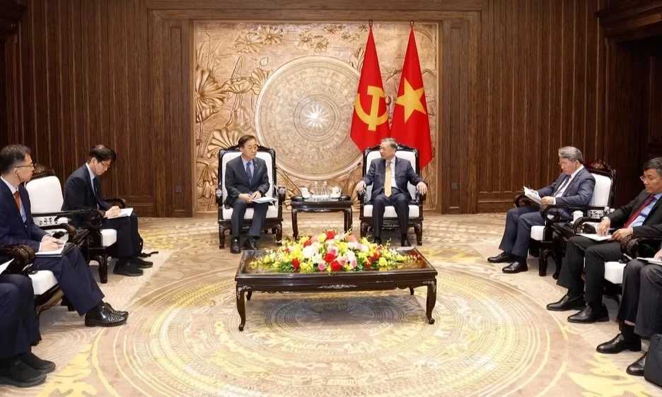 Tổng B&iacute; thư, Chủ tịch nước T&ocirc; L&acirc;m tiếp Bộ trưởng Đất đai, Cơ sở hạ tầng v&agrave; Giao th&ocirc;ng H&agrave;n Quốc