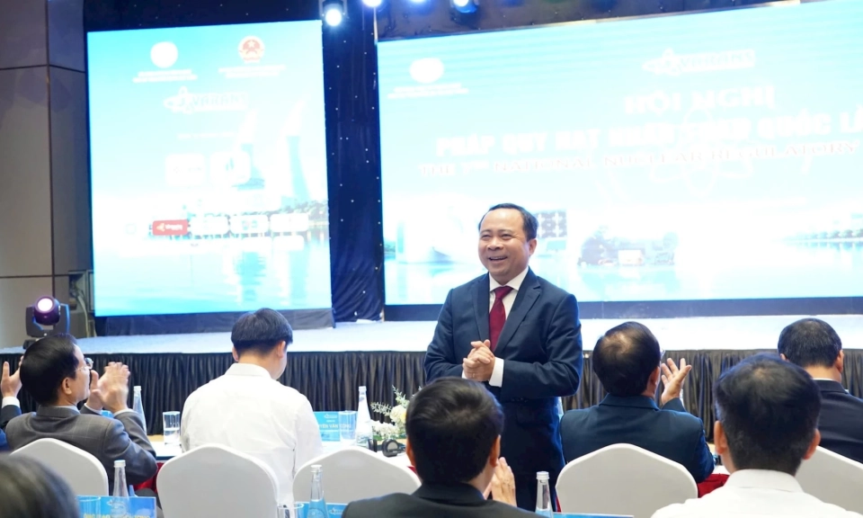 Hội nghị Ph&aacute;p quy hạt nh&acirc;n to&agrave;n quốc lần thứ VII: Ho&agrave;n thiện h&agrave;nh lang ph&aacute;p l&yacute;, n&acirc;ng cao năng lực quản l&yacute; an to&agrave;n bức xạ v&agrave; hạt nh&acirc;n