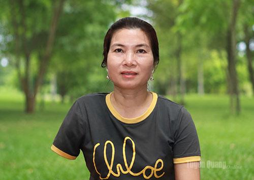 Chị Vũ Thị Yến, tổ 14,  phường Hà Giang 2.
