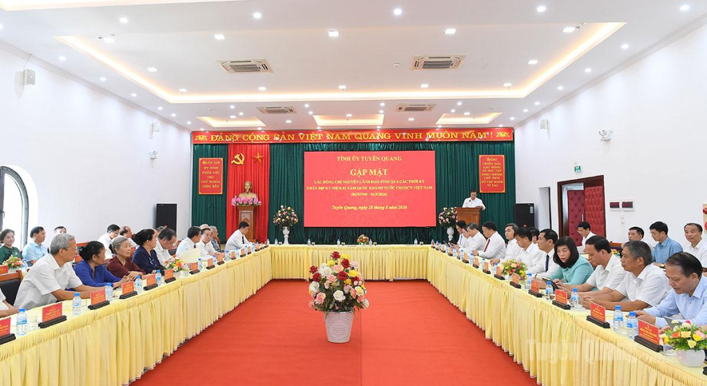 Quang cảnh buổi gặp mặt.