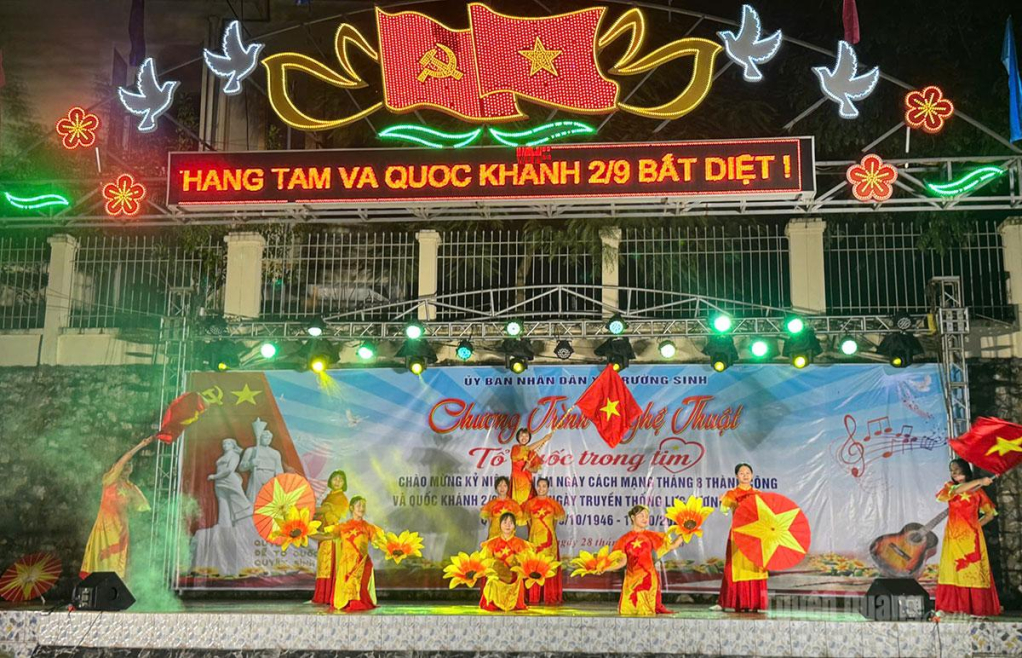 Một tiết mục văn nghệ tại chương trình.