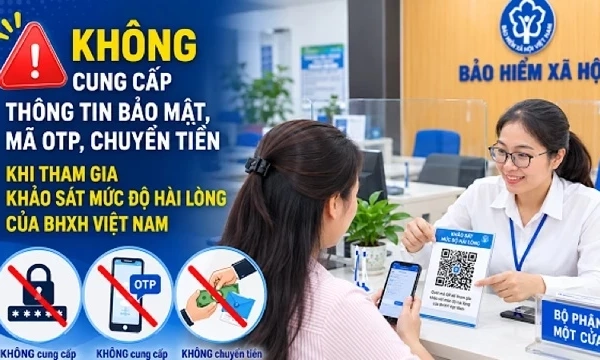 Khuyến c&aacute;o người d&acirc;n, doanh nghiệp tuyệt đối kh&ocirc;ng cung cấp m&atilde; OTP hay chuyển tiền khi tham gia khảo s&aacute;t