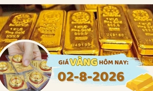 Gi&aacute; v&agrave;ng h&ocirc;m nay 2-8: Giảm 900.000 đồng/lượng
