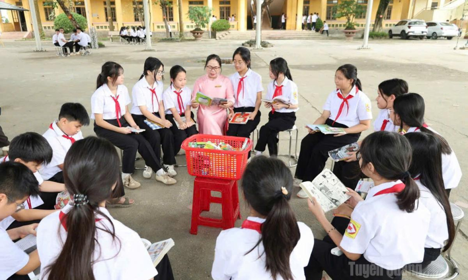 Tuy&ecirc;n Quang sắp xếp giảm 45,6% đầu mối trường học