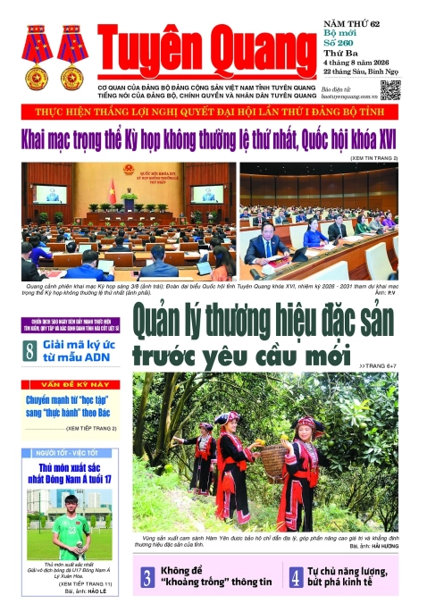 B&aacute;o Tuy&ecirc;n Quang số 260
