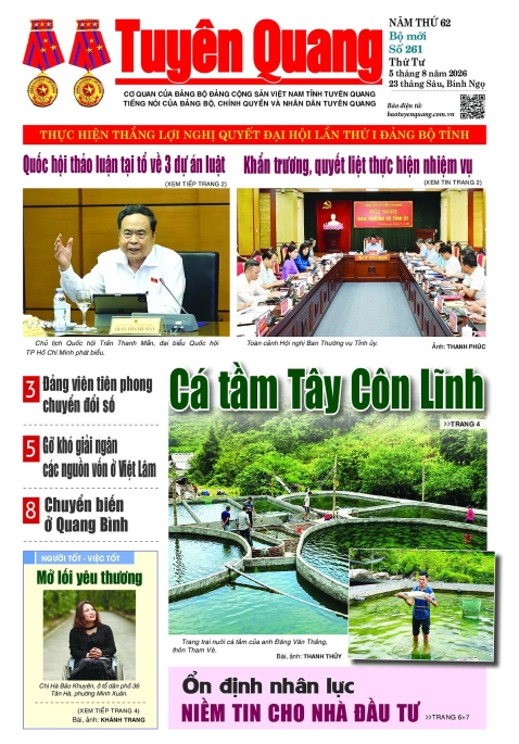 B&aacute;o Tuy&ecirc;n Quang số 261