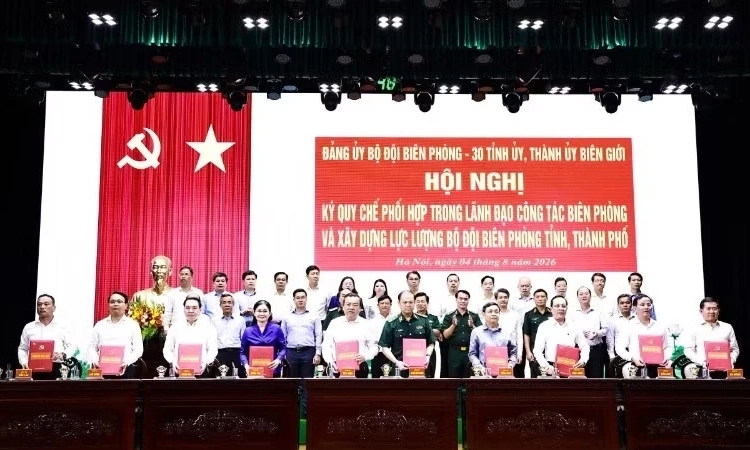 Tăng cường ph&ocirc;́i hợp l&atilde;nh đạo c&ocirc;ng t&aacute;c bi&ecirc;n ph&ograve;ng tại tỉnh, thành ph&ocirc;́ bi&ecirc;n giới