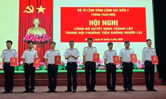 V&ugrave;ng Cảnh s&aacute;t biển 2 th&agrave;nh lập đơn vị UAV gi&aacute;m s&aacute;t v&ugrave;ng biển