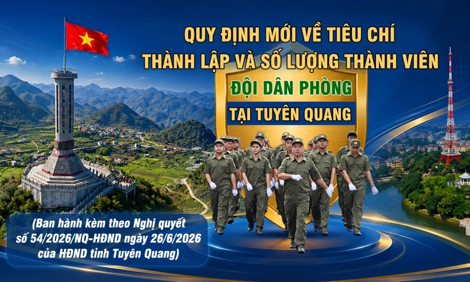 Quy định ti&ecirc;u ch&iacute; th&agrave;nh lập v&agrave; số lượng Đội d&acirc;n ph&ograve;ng tr&ecirc;n địa b&agrave;n tỉnh