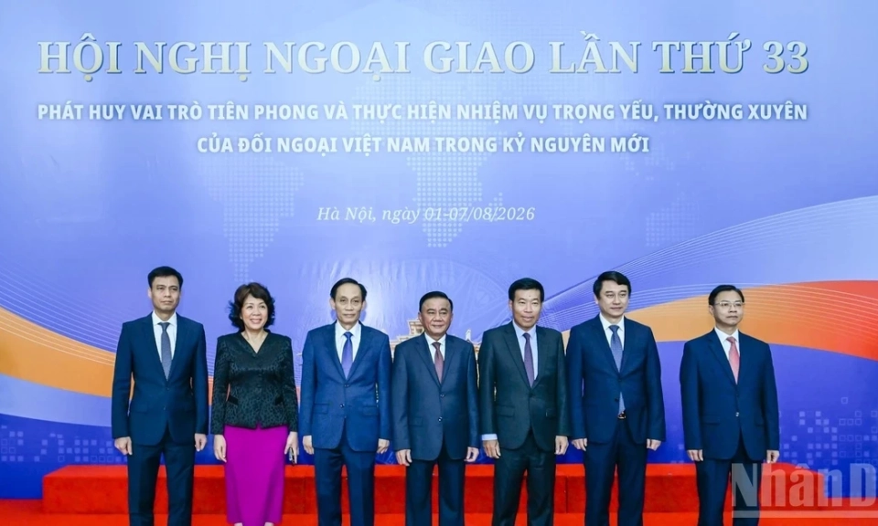 [Ảnh] Thường trực Ban B&iacute; thư Trần Cẩm T&uacute; dự Phi&ecirc;n họp to&agrave;n thể về đối ngoại Đảng v&agrave; đối ngoại nh&acirc;n d&acirc;n