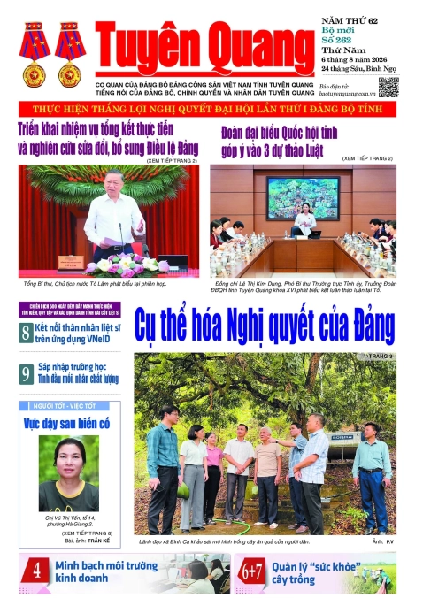 B&aacute;o Tuy&ecirc;n Quang số 262