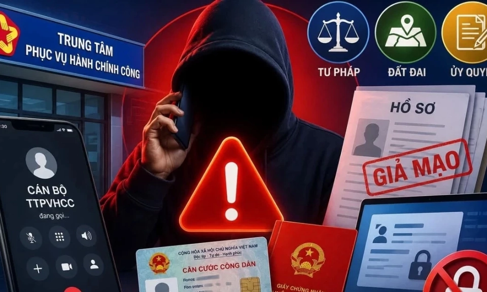 Cảnh b&aacute;o thủ đoạn giả danh c&aacute;n bộ l&agrave;m sạch dữ liệu đất đai để lừa đảo, chiếm đoạt t&agrave;i sản