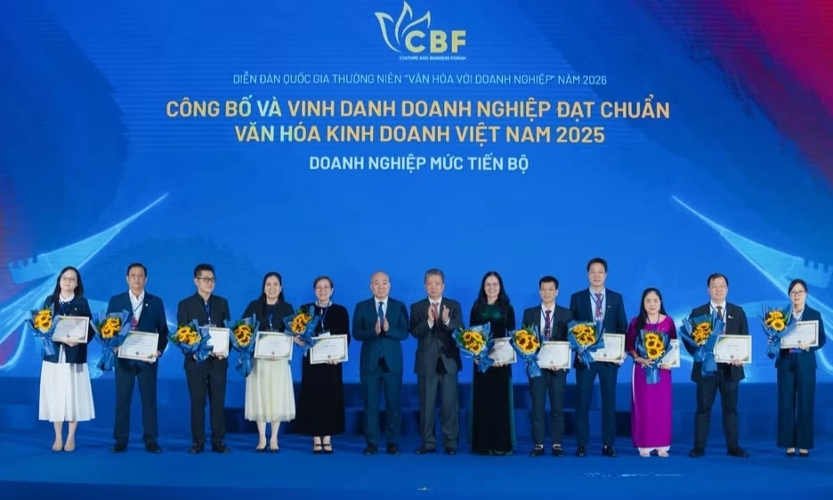 Khởi động chương tr&igrave;nh x&eacute;t chọn &ldquo;Doanh nghiệp đạt chuẩn văn h&oacute;a kinh doanh Việt Nam&rdquo; năm 2026