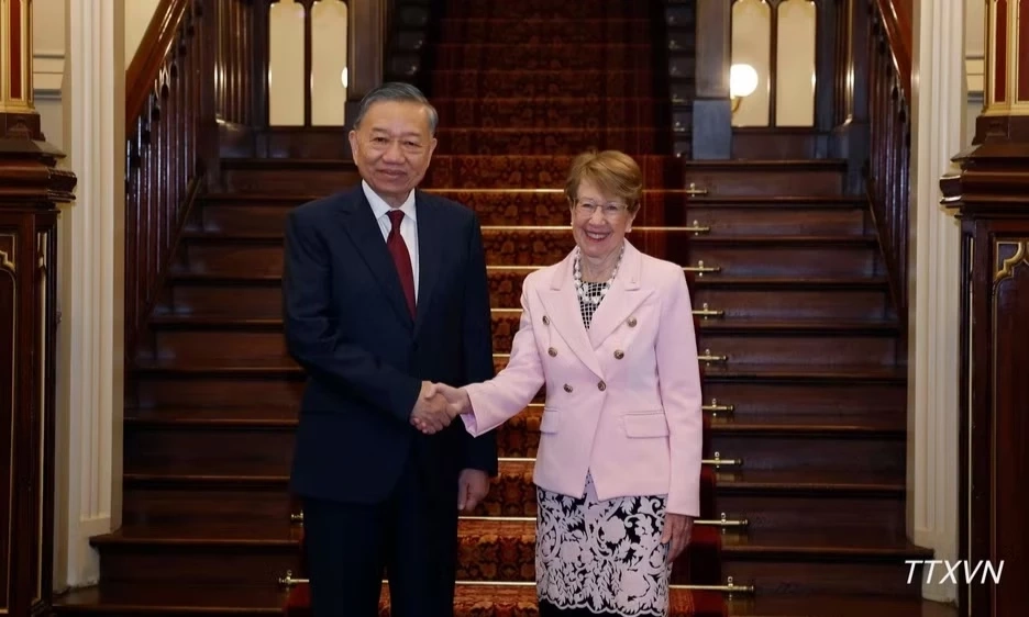 Tổng B&iacute; thư, Chủ tịch nước T&ocirc; L&acirc;m gặp Thống đốc Bang New South Wales, Australia